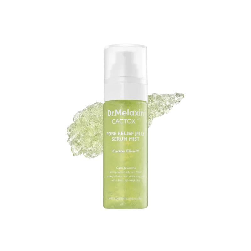 Dr. Melaxin, Cactox Pore Relief Jelly Serum Mist 80ml, all about skin doha, skincare, qatar, beauty, cosmetics, trending, tiktok, snapchat, facebook, instagram, Perfume, reels, hightlights, follower
