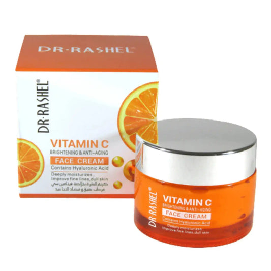 Buy Dr.Rashel, Vitamin C Brightening and Anti Aging Face Cream 50ml online at the best price in Qatar