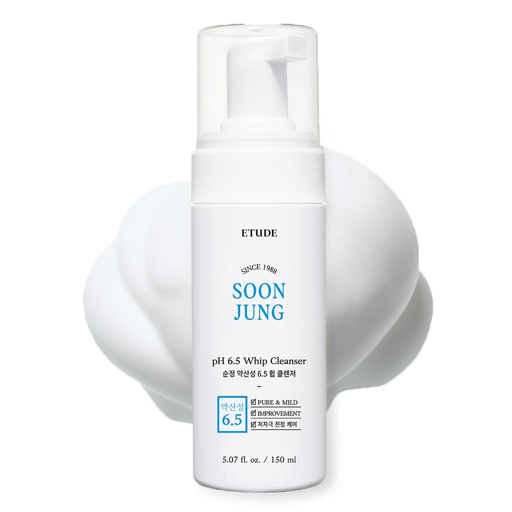 Buy Etude House, Soon Jung pH 6.5 Whip Cleanser 150ml Online in Qatar