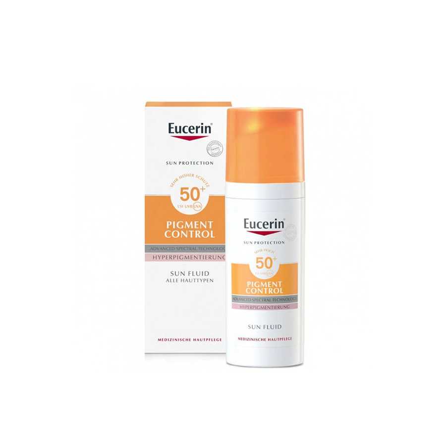 Buy Eucerin, Sun Pigment Control Sun Fluid SPF50+ 50ml Online in Qatar