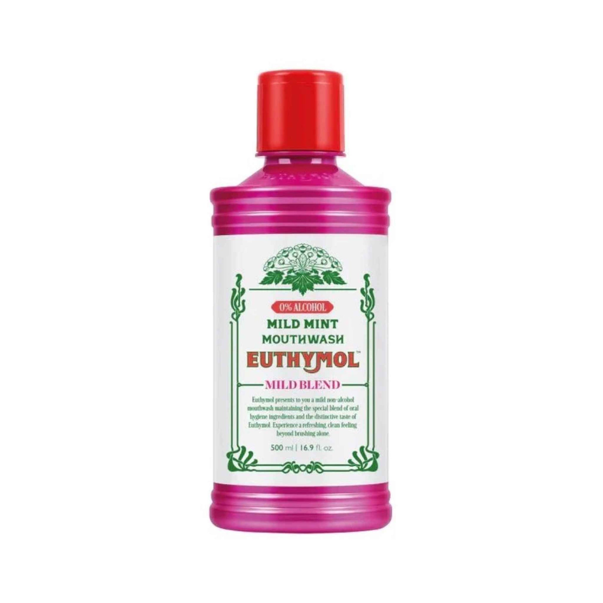 Buy Euthymol, Mild Mint Mouthwash 500ml online at the best price in Qatar
