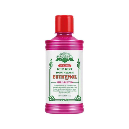 Buy Euthymol, Mild Mint Mouthwash 500ml online at the best price in Qatar