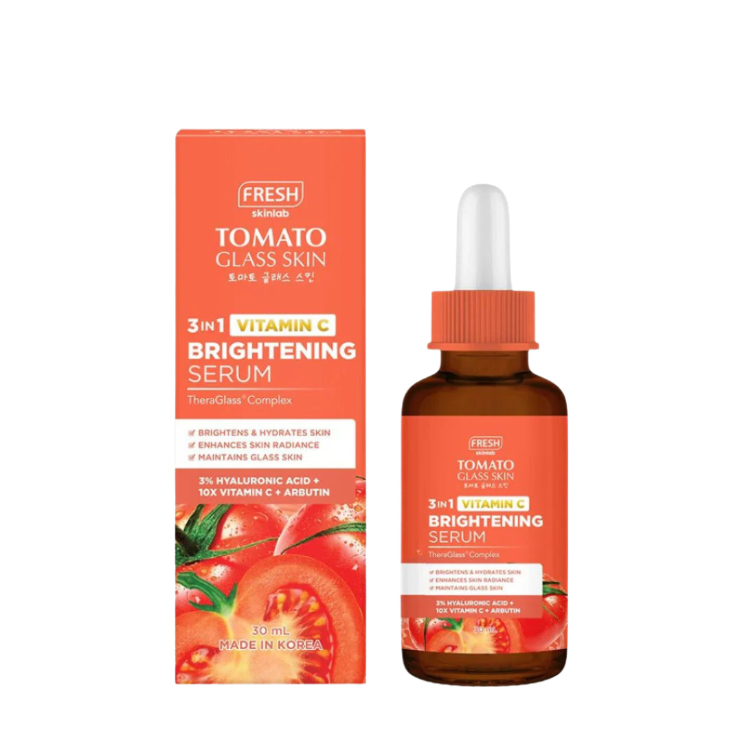 FRESH, Skinlab Tomato Glass Skin 3in1 Vitamin C Brightening Serum 30ml