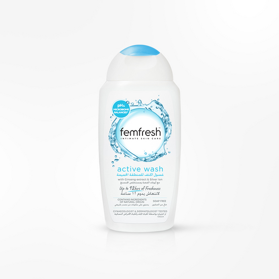 Femfresh, Active Wash Ph & Microbiome Balanced 250ml