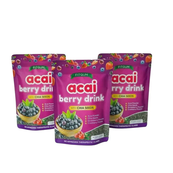 Buy Fitgum, Acai Berry with Chia Seeds 10 Sachets Online in Qatar