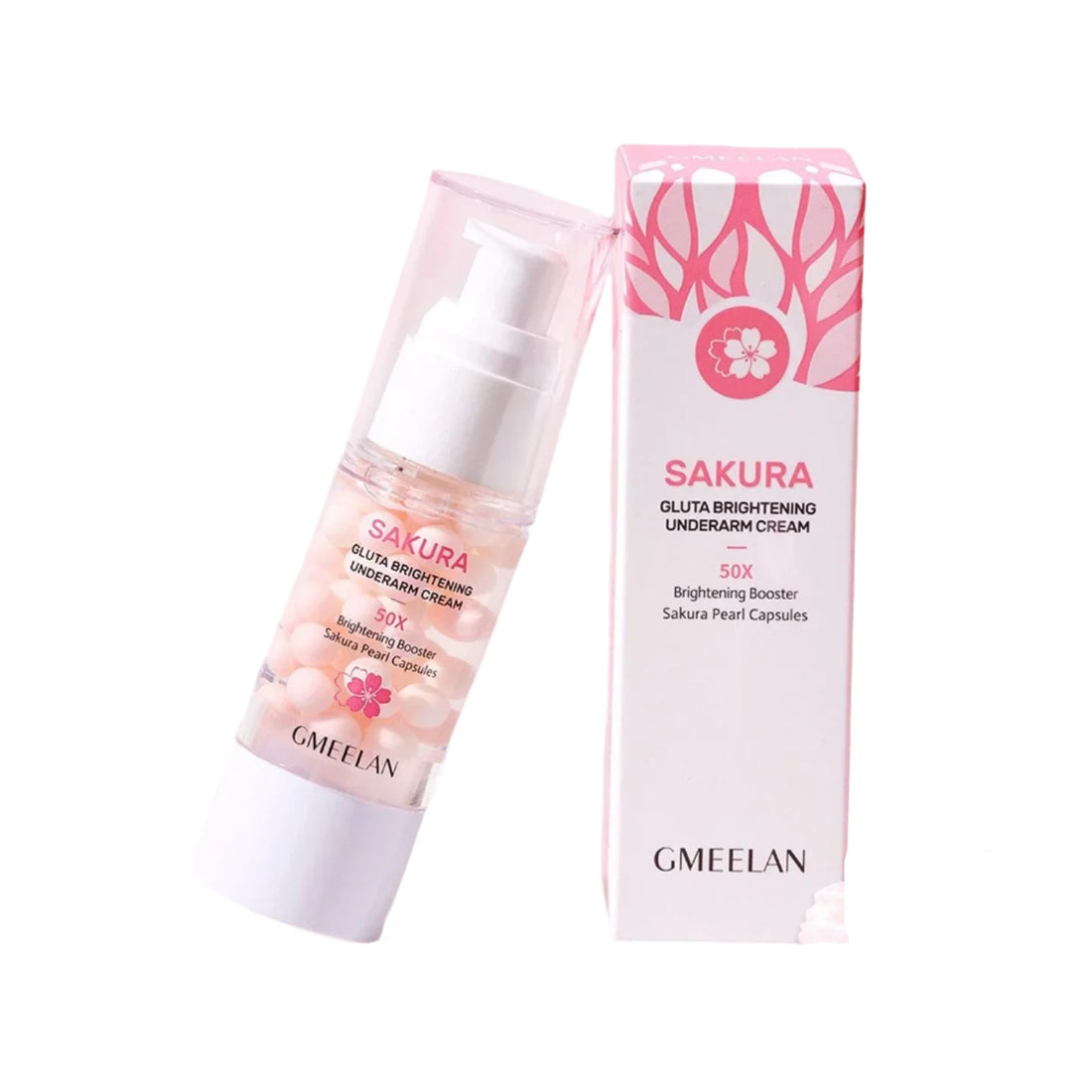 GMEELAN, Sakura Brightening Underarm Cream 50ml all about skin doha, skincare, qatar, beauty, cosmetics, trending, tiktok, snapchat, facebook, instagram, Perfume