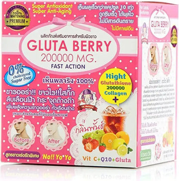Buy Gluta Berry 20,000mg Fast Action 10pcs Online in Qatar