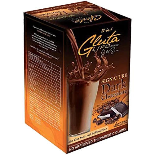 Gluta Lipo, Dark Chocolate 10 Sachets
