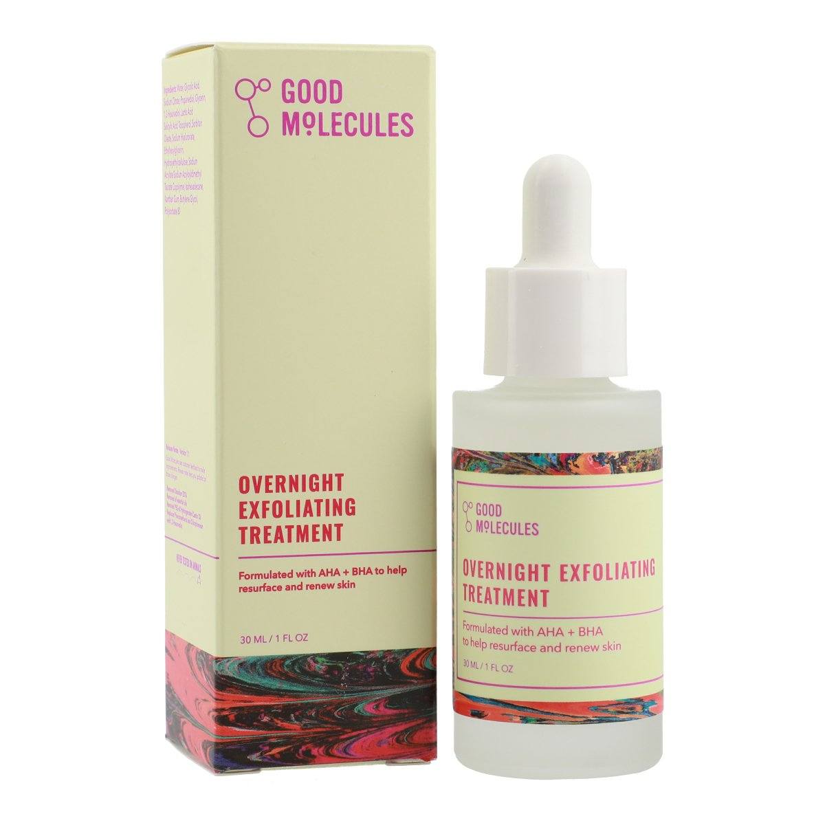 Good Molecules, Overnight Exfoliating Treatment 30ml - AllAboutSkinDohaQatar