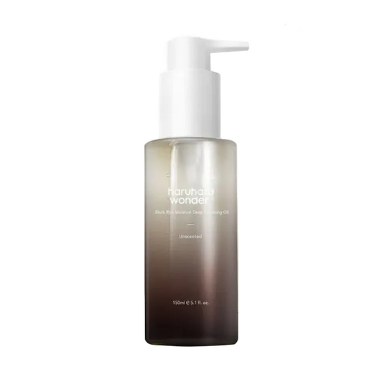 HARUHARU Wonder, Black Rice Moisture Cleansing Oil Unscented 150ml, all about skin doha, skincare, qatar, beauty, cosmetics, trending, tiktok, snapchat, facebook, instagram, Perfume, reels, hightlights, followers, fyp