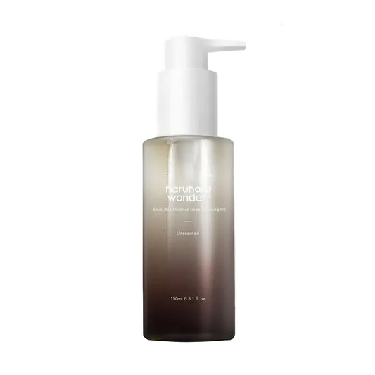 HARUHARU Wonder, Black Rice Moisture Cleansing Oil Unscented 150ml, all about skin doha, skincare, qatar, beauty, cosmetics, trending, tiktok, snapchat, facebook, instagram, Perfume, reels, hightlights, followers, fyp