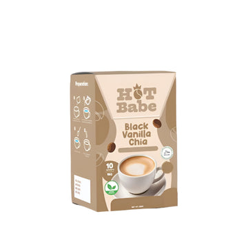 Buy HOT Babe, Black Vanilla Chia 18gx10 Sachets Online in Qatar