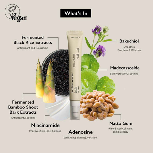 Haruharu wonder, Black Rice Bakuchiol Eye Cream 20ml price in Qatar