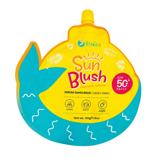 Buy Her Skin Sun Blush, Serum Sunscreen SPF50 PA+++ 50g Online in Qatar