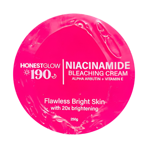 Honest Glow 190, Niacinamide Bleaching Cream 250g, all about skin doha, skincare, qatar, beauty, cosmetics, trending, tiktok, snapchat, facebook, instagram, Perfume, reels, hightlights, followers, fyp
