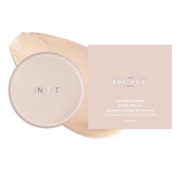 IN2IT, True Skin Cushion SPF50+ PA++++ 10g, all about skin doha, skincare, qatar, beauty, cosmetics, trending, tiktok, snapchat, facebook, instagram, Perfume, reels, hightlights, followers, fyp