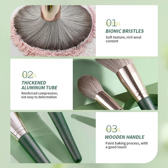 INNEOV, 14 Sets of Makeup Brushes Full Set of Brush Powder Powder Brush Foundation Brush Portable, all about skin doha, skincare, qatar, beauty, cosmetics, trending, tiktok, snapchat, facebook, instagram, Perfume, reels, hightlights, followers, fyp
