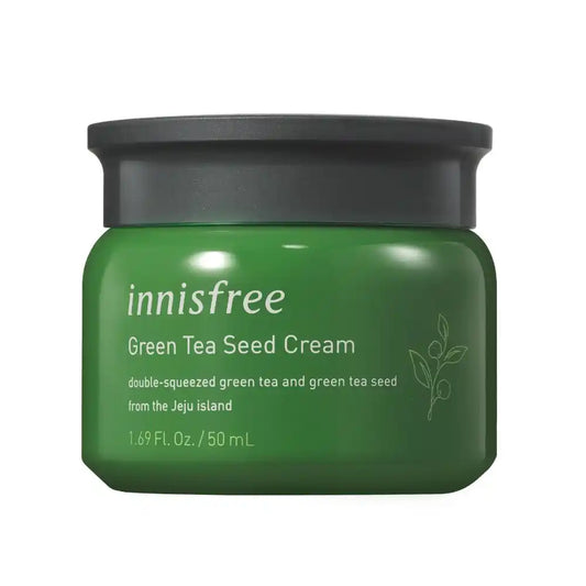 Innisfree, Green tea seed cream 50ml, all about skin doha, skincare, qatar, beauty, cosmetics, trending, tiktok, snapchat, facebook, instagram, Perfume, reels, hightlights, followers, fyp