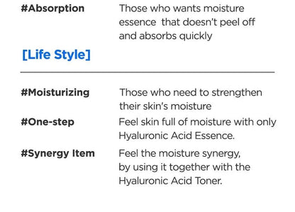Isntree, Hyaluronic Acid Water Essence 50ml