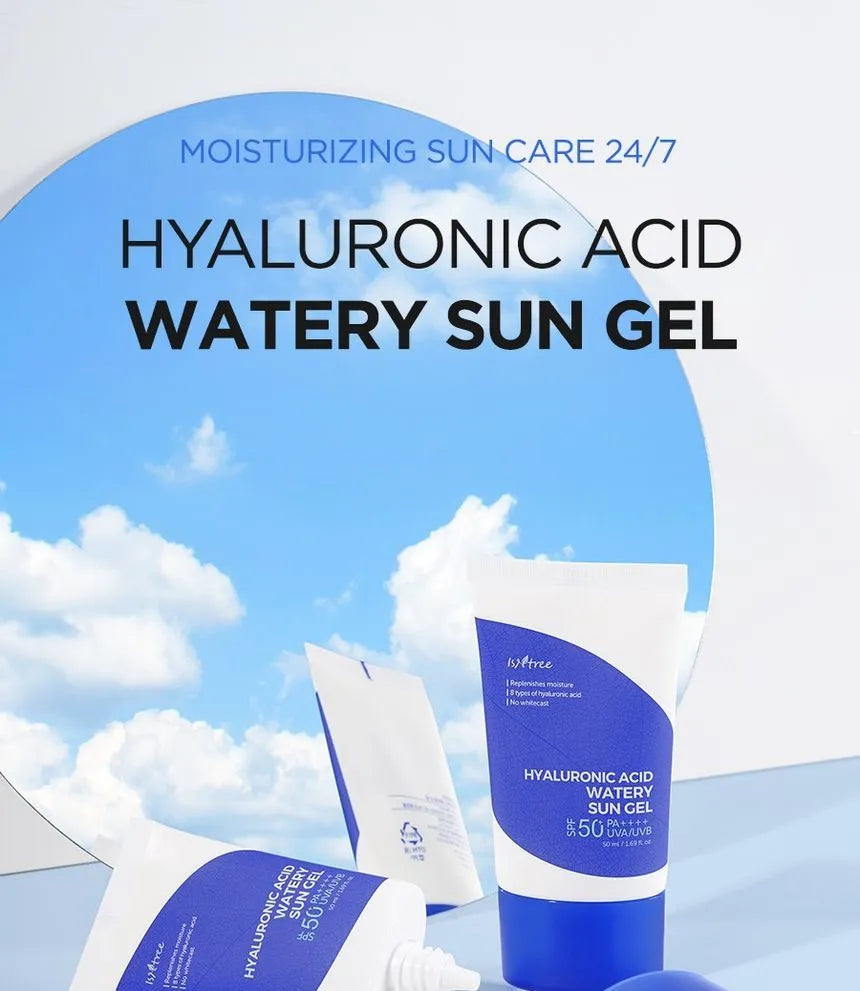 Buy Isntree, Hyaluronic Acid Watery Sun Gel SPF50 50ml Online in Qatar