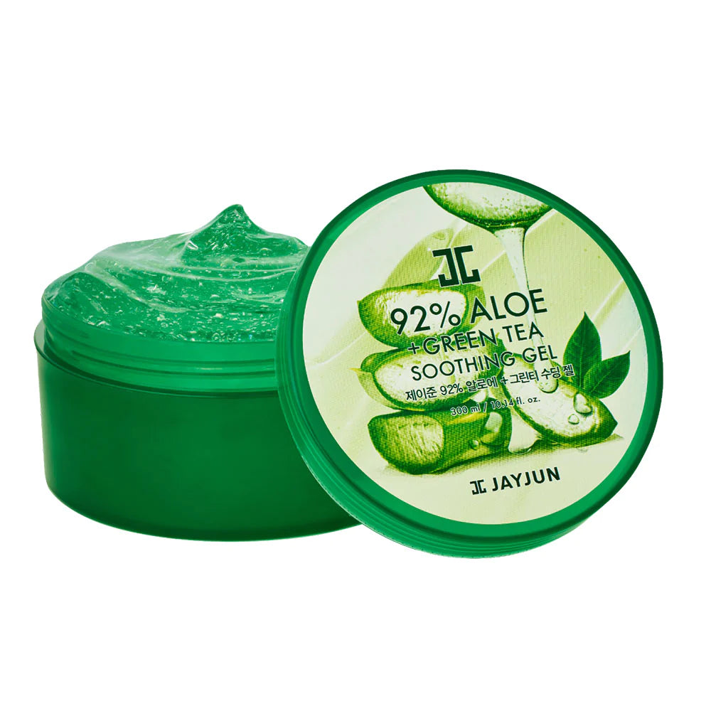 Buy JAYJUN, 92% Aloe + Green Tea Soothing Gel 300ml Online in Qatar