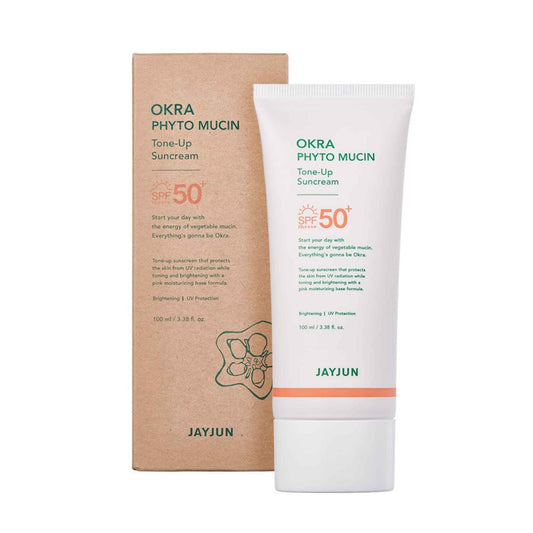 JAYJUN, Okra Phyto Mucin Tone Up Sun Cream 100ml Price in Qatar