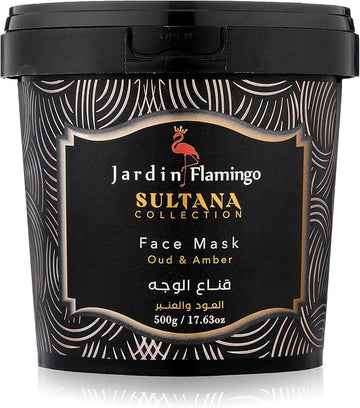 Jardin Flamingo, Sultana Moroccan Face Mask Oud & Amber 500ml