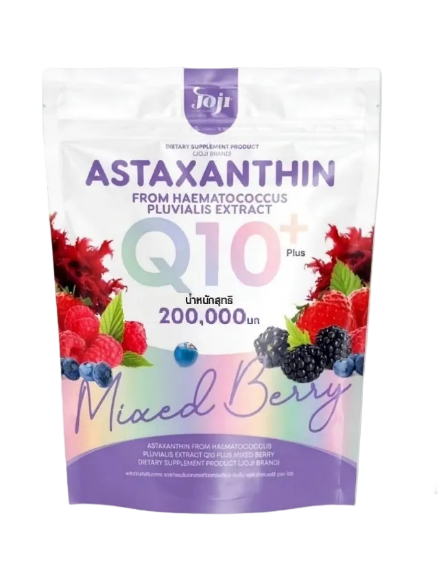 Joji, Astaxanthin Q10+ Mixed Berry Dietary Supplement 10 Sachets