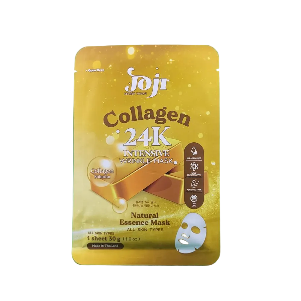 Joji Secret Young, Collagen 24K Intensive Wrinkle Mask 30g, all about skin doha, skincare, qatar, beauty, cosmetics, trending, tiktok, snapchat, facebook, instagram, Perfume, reels, hightlights, followers, fyp