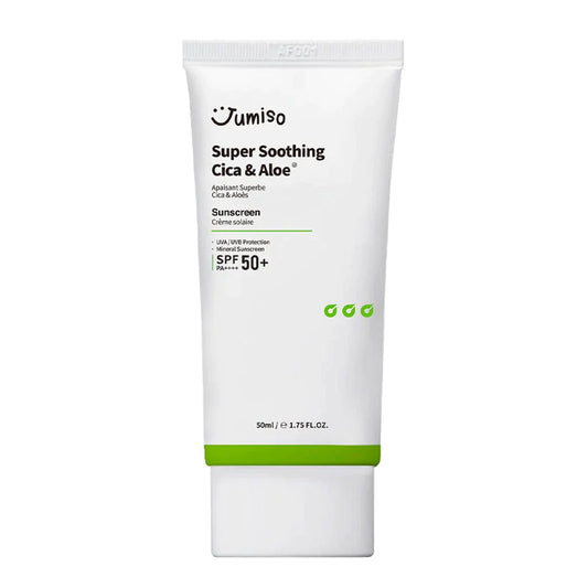 Jumiso, Super Soothing Cica & Aloe Sunscreen SPF50+ PA++++ 50ml
