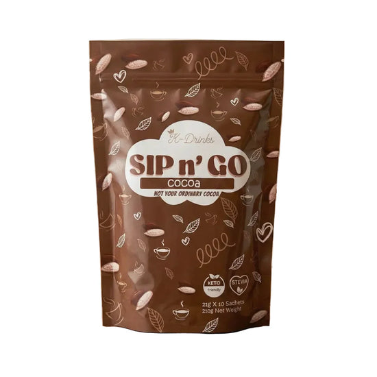 Buy K-Drinks, SIP n' GO Cocoa 10 Sachets Online in Qatar