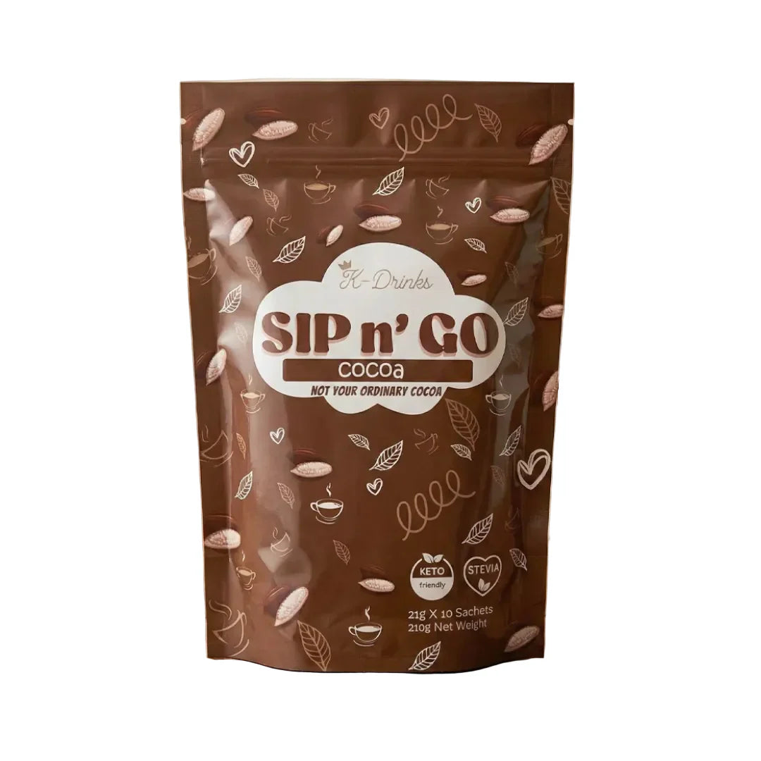 Buy K-Drinks, SIP n' GO Cocoa 10 Sachets Online in Qatar