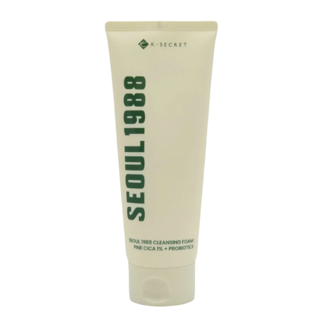 K-SECRET, Seoul 1988 Cleansing Foam Pine Cica 1% + Probiotics 150ml, all about skin doha, skincare, qatar, beauty, cosmetics, trending, tiktok, snapchat, facebook, instagram, Perfume, reels, hightlights, followers, fyp