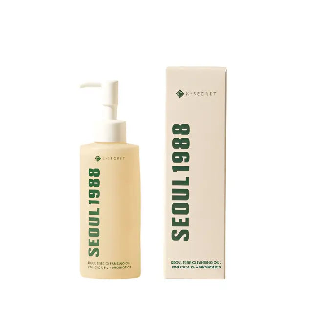 Buy K-SECRET, Seoul 1988 Cleansing Oil: Pine Cica 1% Probiotics 200ml Online in Qatar
