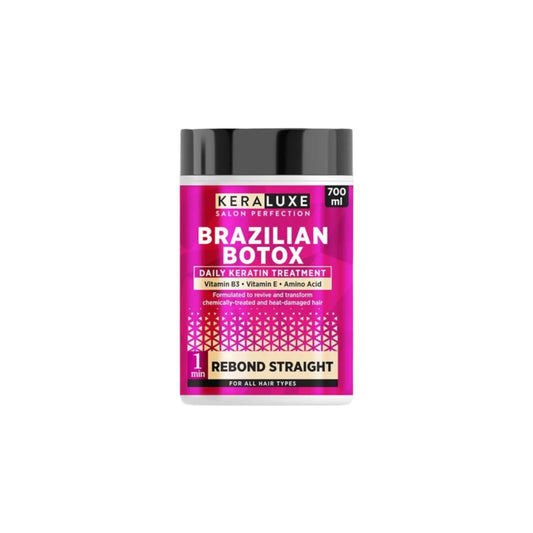 Buy KERA LUXE, Salon Perfection Brazillian Botox Daily Keratin Treatment Rebond Straight 700ml Online in Qatar