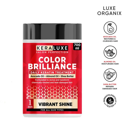 Buy KERA LUXE, Salon Perfection Color Brilliance Daily Keratin Treatment Vibrant Shine 700ml Online in Qatar