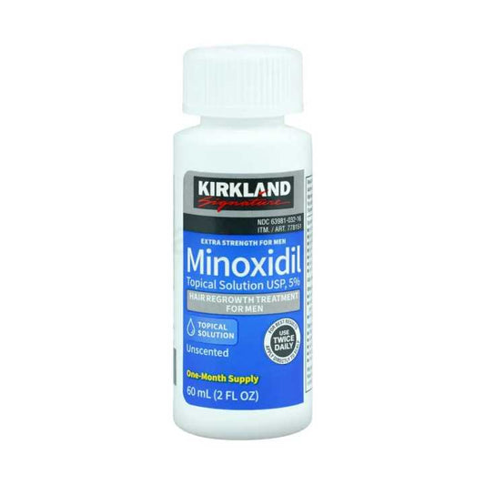 KIRKLAND, Minoxidil Extra Strength Hair Regrowth Treatment for Hair Loss 60ml