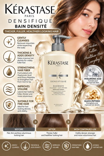 Kerastase, Paris Densifique Bain Densite Hyaloronic + Gluco-Peptides 250 ml