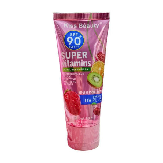Kiss Beauty, Super Vitamins Suncream SPF 90+ PA+++ 60ml Price in Qatar