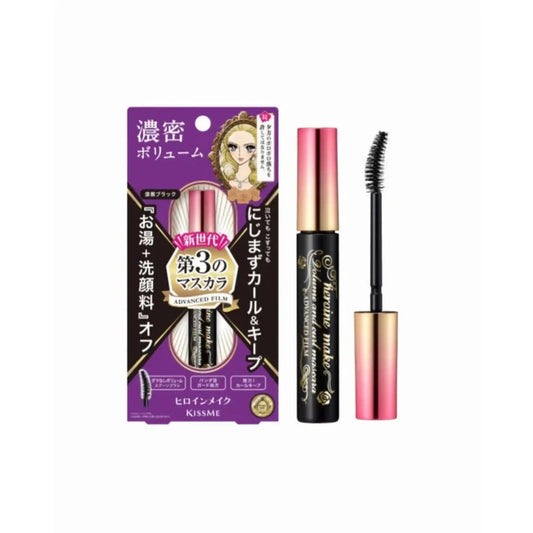 Buy KissMe, Heroine Make Volume & Curl Mascara Advanced Film Black 6g Online in Qatar
