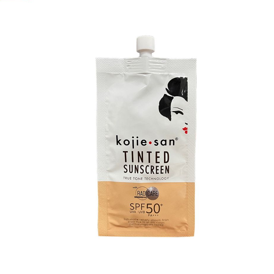 Kojie San, Tinted Sunscreen SPF50+ PA+++ 7.5g, all about skin doha, skincare, qatar, beauty, cosmetics, trending, tiktok, snapchat, facebook, instagram, Perfume, reels, hightlights, followers, fyp
