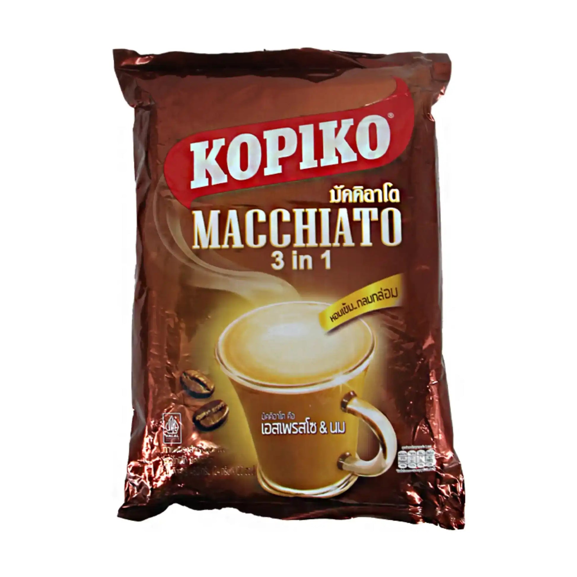 Buy Kopiko, 3 in 1 Macchiato Coffee 336g 24 Sachets online in Qatar