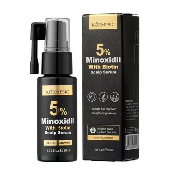 Buy Kormesic 5% Minoxidil with Biotin Scalp Serum 30ml Online in Qatar