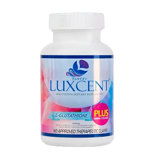 Luxcent, L-Glutathione Plus Marine Collagen 60capsules, all about skin doha, Skincare Qatar, Qatar, Doha, Most Selling, Best Selling, Trending, Tiktok, Instagram, Facebook