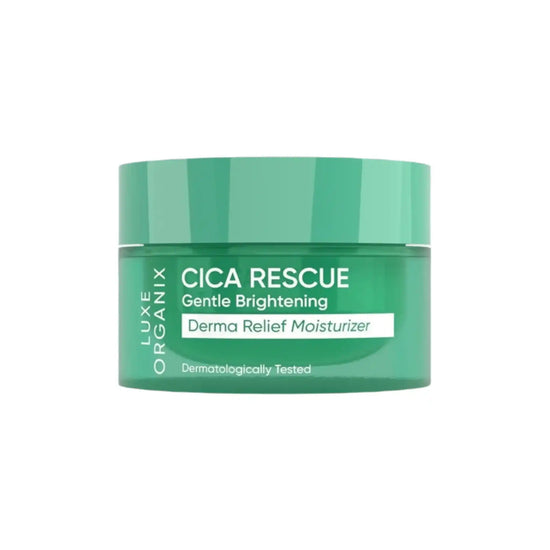 Buy Luxe Organix Cica Rescue Gentle Brightening Derma Relief Moisturizer 50g Online in Qatar