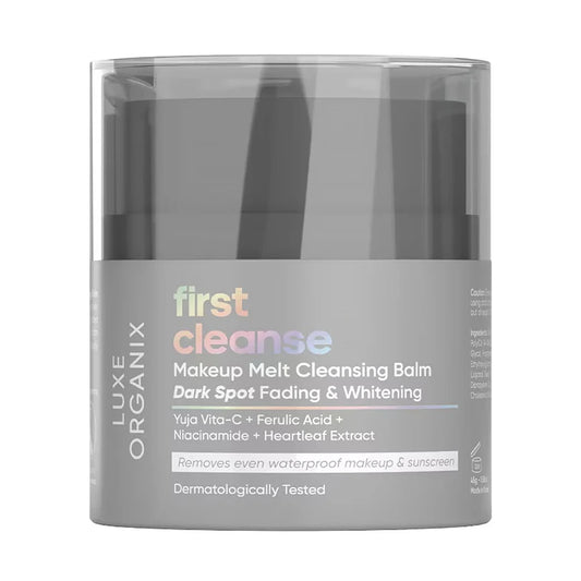 Buy Luxe Organix, First Cleanse Makeup Melt Cleansing Balm 45g Online in Qatar