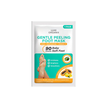 Luxe Organix Gentle Peeling Foot Mask 1 Pair