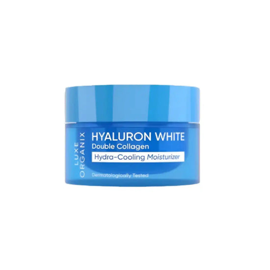 Buy Luxe Organix Hyaluron White Double Collagen Hydra-Cooling Moisturizer 50g Online in Qatar