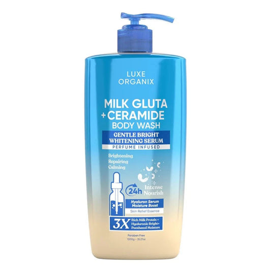 Buy Luxe Organix Milk Gluta + Ceramide Body Wash 1000g Online in Qatar
