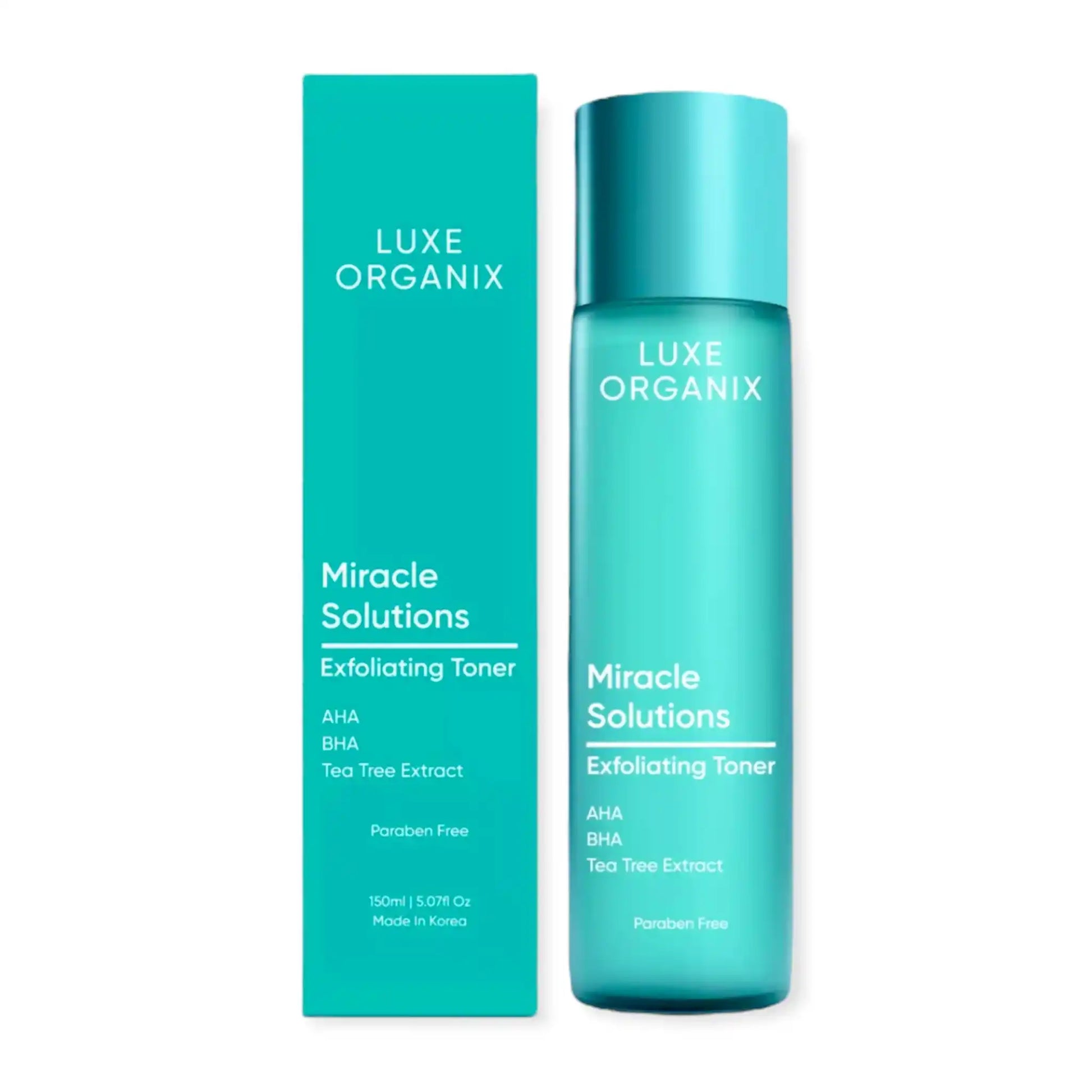 Buy Luxe Organix Miracle Toner AHA/BHA Pore Clarifying Treatment 150ml Online in Qatar